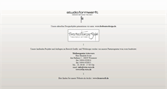 Desktop Screenshot of formwerft.de